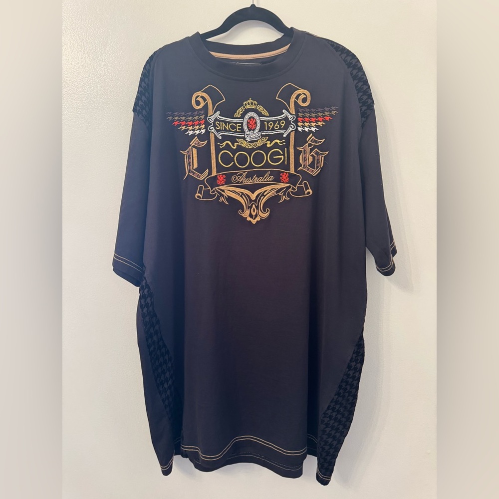 COOGI Black and‎ Gold Graphic Tee
